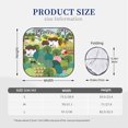 thumbnail image 3 of Sikiie Garden Farm Print Foldable Car Windshield Sun Visor, Car Window Sunshade Suitable for Sedan, SUV and Truck Car Accessories-Small, 3 of 6