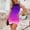 Purple, variant on Women s Casual Dress and Feature from Women's Summer Sleeveless Boat Neck Dress Slim Fit Party Club Bodycon Dresses never repeating words across the Yellow M