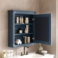 thumbnail image 2 of 24" x 27" Wall Mounted Bathroom Cabinet with Mirror and Easy Assembly - Quick to Set Up in Bathroom, 2 of 6