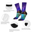 thumbnail image 4 of Saiise Scooby-Doo Funny Socks Men Women Adults Novelty Graphic Crew Tube Socks Crazy Design Casual Dress Socks for Sports,Running,Travel, 4 of 7