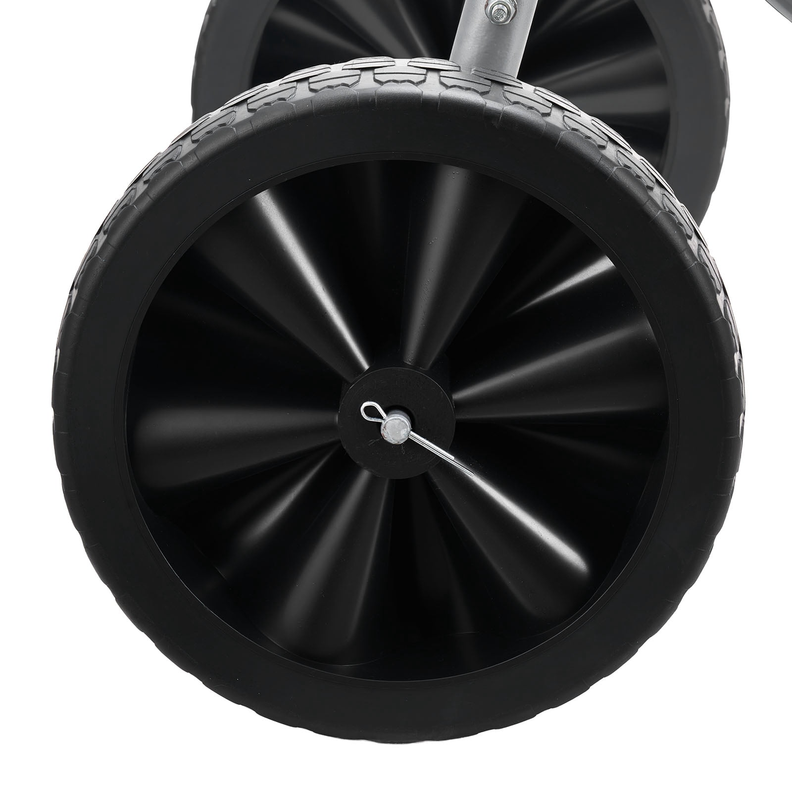 300ft 5/8" Hose Reel Cart, 4 Wheels, Heavy Duty Steel