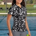 thumbnail image 2 of Binienty Camo Golf Matching Golf Shirts for Couples Soft Comfortable Men Women Funny Couple Golf Shirts Stylish Quarter Zip Pullover for Workout Sports Daily Wear, 2 of 7