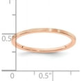 thumbnail image 5 of 14K Rose Gold 1.4mm Flat Satin Stackable Band Size 7 - Ring Size 7.0, 5 of 8