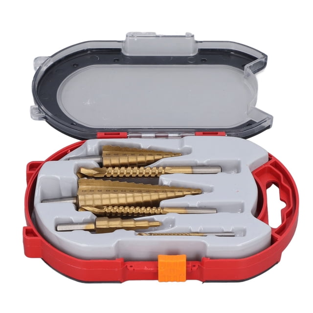 Straight Flute Step Drill Set,6Pcs/Set Straight Flute Step Step Drill Bit Straight Flute Step Drill Bit Superior Craftsmanship