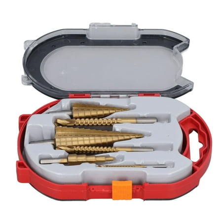 

Straight Flute Step Drill Set Titanium HSS Drills Wear Resistance 6Pcs/Set For Metal
