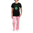 thumbnail image 4 of CafePress - St Patricks Day - Women's Short Sleeve Print T-Shirt and Pants Dark Cotton Pajama Set, 4 of 7