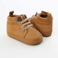 thumbnail image 4 of YAZI Baby Boys Girls Sneakers Toddler Dress Shoes Soft Rubber Sole Infant Moccasins Newborn Oxford First Walker Crib Shoes, 4 of 6