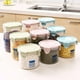thumbnail image 5 of Toystoory Plástico Sellado Latas Cocina Caja Almacenaje Transparente Food Bote Keep Fresh Organizadores de utensilios de cocina rosado SG Toystoory HA0062-10B, 5 of 6