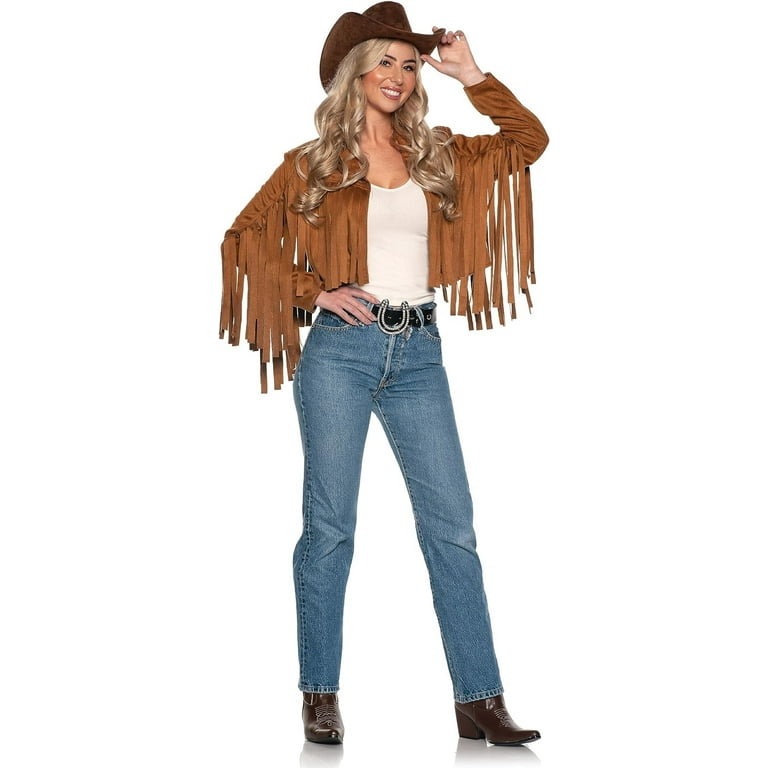 UnderWraps Women's Wild West Cowgirl Fringed Jacket Costume X