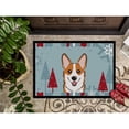 thumbnail image 3 of Caroline's Treasures BB1750JMAT Winter Holiday Red Corgi Door Mat, Indoor Rug or Outdoor Welcome Mat 24x36 Doormat , 24H, 3 of 4