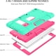 thumbnail image 2 of iPad 9th Generation 10.2 Case 2021, iPad 8th/7th Generation Case iPad 10.2 2020/2019 Case Kickstand Heavy Duty 3 en 1 High Impact Full-Body Rugged Shockproof Funda protectora para tablet Verde/Rosa Adepaton WMCH-338, 2 of 7