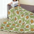 thumbnail image 6 of Sikiie Daisies Flowers Ultra-Soft Micro flannel Blanket Luxury All Seasons Warm Blanket for Bedding Sofa and Travel (4 sizes)-80"x60", 6 of 7
