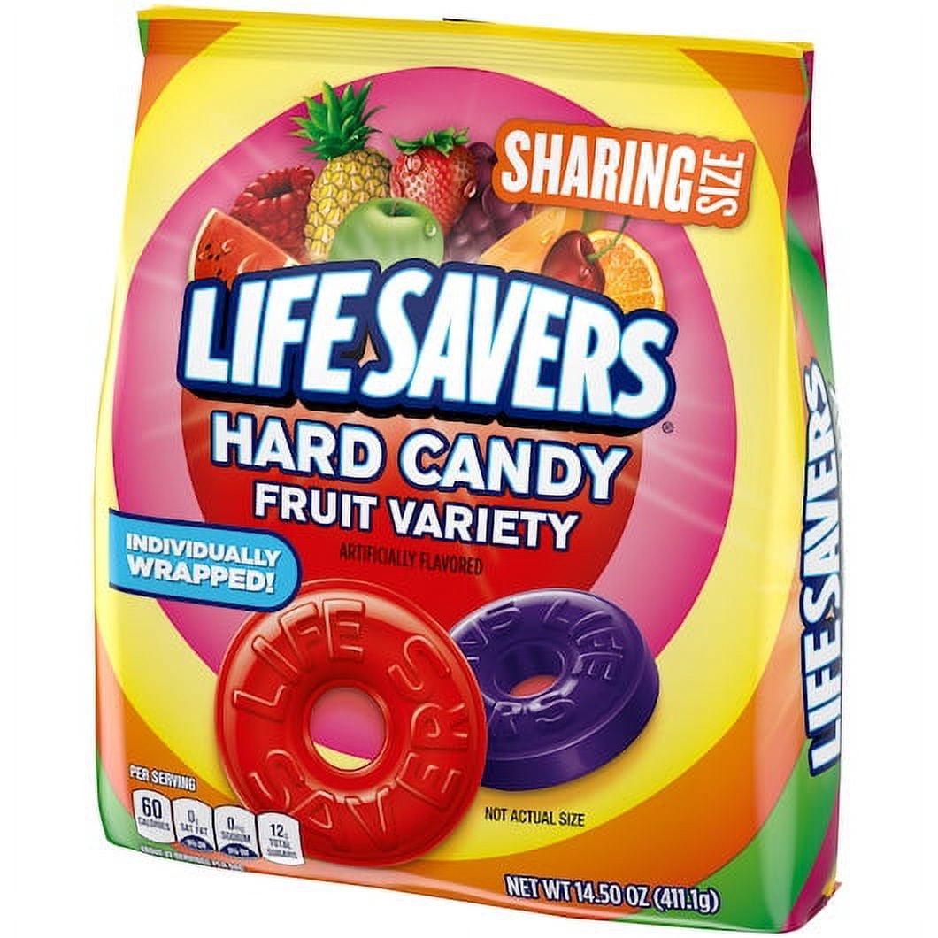 (Price/Case)Lifesavers Hard Candy Fruit Variety Stand Up Pouch, 14.5 Ounces, 6 per case
