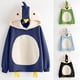 thumbnail image 4 of Sudadera con capucha de manga larga para mujer, suéter con estampado de dibujos animados de pollo, estilo Harajuku, para invierno y otoño, 2021, 4 of 5