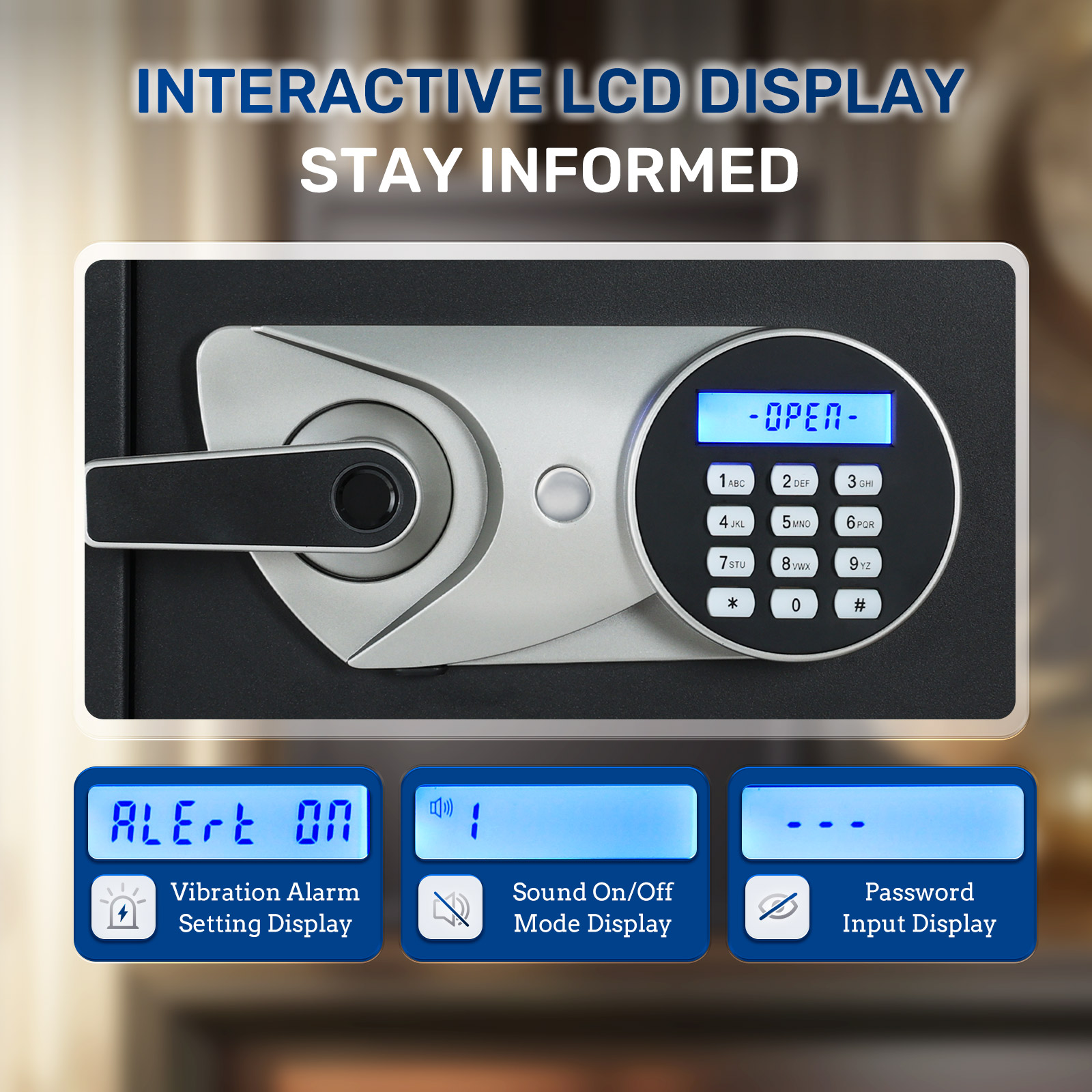 Blacksmith 1.0 Cu Ft Biometric Safe Lock Box photo 5