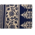 thumbnail image 2 of Better Trends Majestic Handwoven Collection is Durable Mildew & Moisture Resistant Reversible Indoor Area Utility Rug 100% Natural Jute Fiber, 3 Piece Set, Navy, 2 of 5