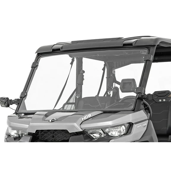Rough Country Full Front Windshield for Can-Am Defender - 98162030