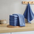 thumbnail image 6 of Jessy Home 12 Pack Navy Washcloths for Bathroom 13x13 Inch Ultra Soft Hand Face Towels, 6 of 7