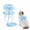 Blue, variant on Cat and Small Dog Harness and Leash Set, Adjustable H-Style Pet Harness with Oversized Sheer Bow, Lightweight Dressy Walking Set