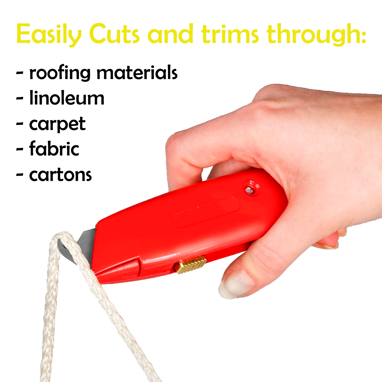 Buy WEUPE Hook Blade Utility Knife with 5 Utility Hook Blades, Made in