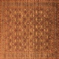 thumbnail image 1 of Ahgly Company Indoor Square Oriental Orange Traditional Area Rugs, 8' Square, 1 of 4