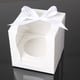 thumbnail image 4 of 12 / set Caja de cupcakes de tarta de papel Kraft Yotijar Blanco Favores de pastel de boda, 4 of 10
