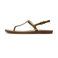 thumbnail image 2 of Okabashi Journey Slim Women's T-Strap Sandals-Toffee/Gold-8, 2 of 8