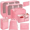 thumbnail image 5 of Travel Bag Set of 7 Packing Cubes Luggage Packing Organizers for Travel Accessories, 5 of 7