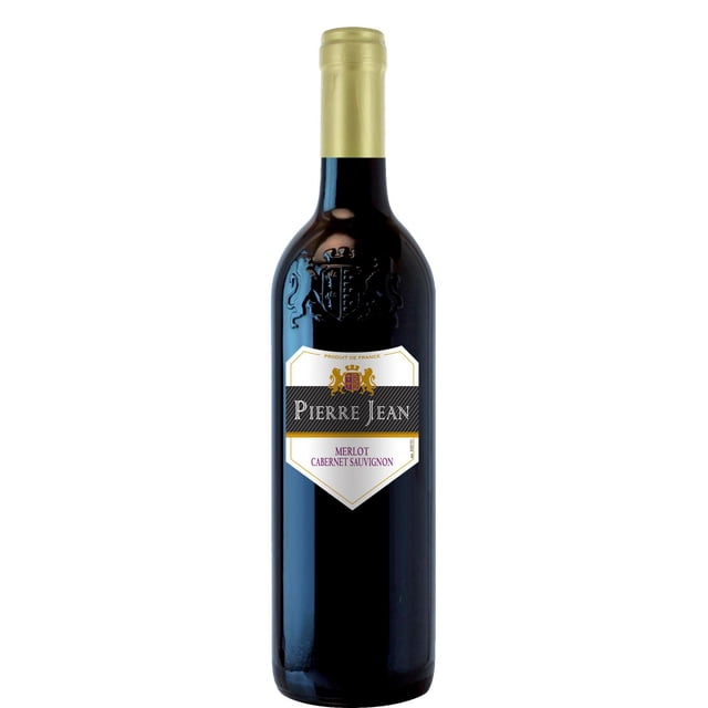 Pack de 6 Vino Tinto Pierre Jean Merlot Cabernet 750 ml