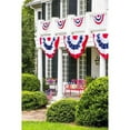 thumbnail image 4 of USA American Flag Fan Bunting 1.5x3 Feet Outdoor US Flag Decor Bunting Flag Bunting American Flag Porch Bunting American Flag Swag Bunting, 4 of 9