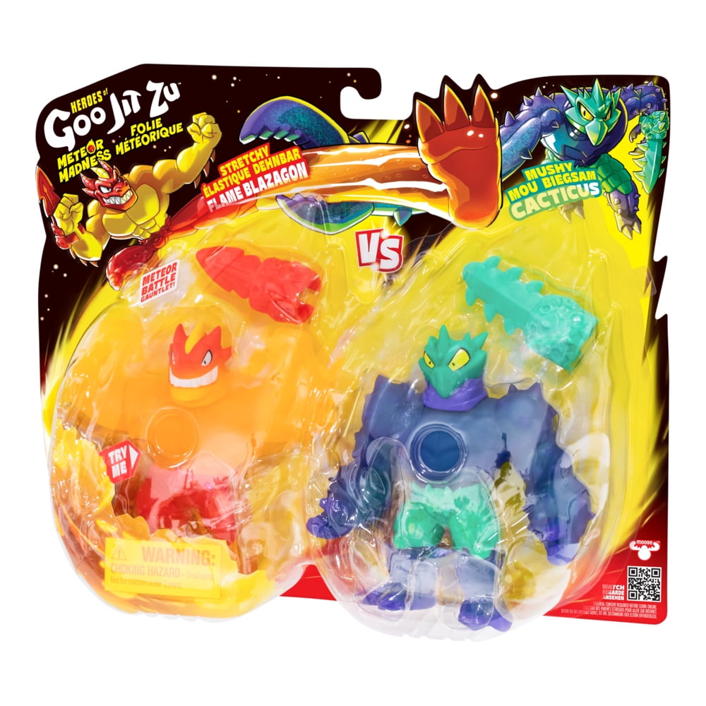 Heroes Of Goo Jit Zu Meteor Madness Versus Pack Flame Blazagon VS