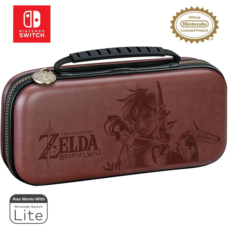 RDS Industries, Zelda Edition, Brown Game Traveler Deluxe Travel Video Game  System Carrying Case for Nintendo Switch