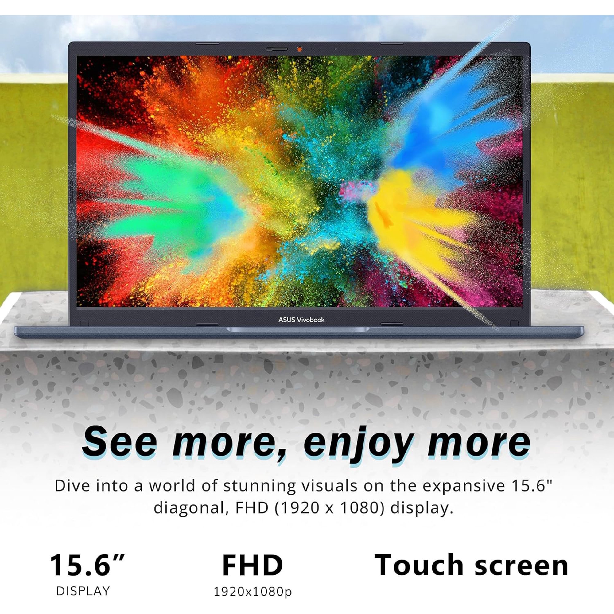 ASUS VivoBook 15.6インチ Intel i7 16GB ASUS Vivobook 15.6” Laptop, Intel i7, 16GB RAM, 1TB SSD, Wi