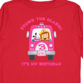 thumbnail image 4 of Inktastic Fire Truck Girl 3rd Birthday Girls Long Sleeve Toddler T-Shirt, 4 of 5