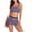 Purple-16, variant on Lopeceal Women Two Piece Swimsuits with Boyshorts High Waisted Bikini Set Sporty Tummy Control Bathing Suit Athletic Swimwear