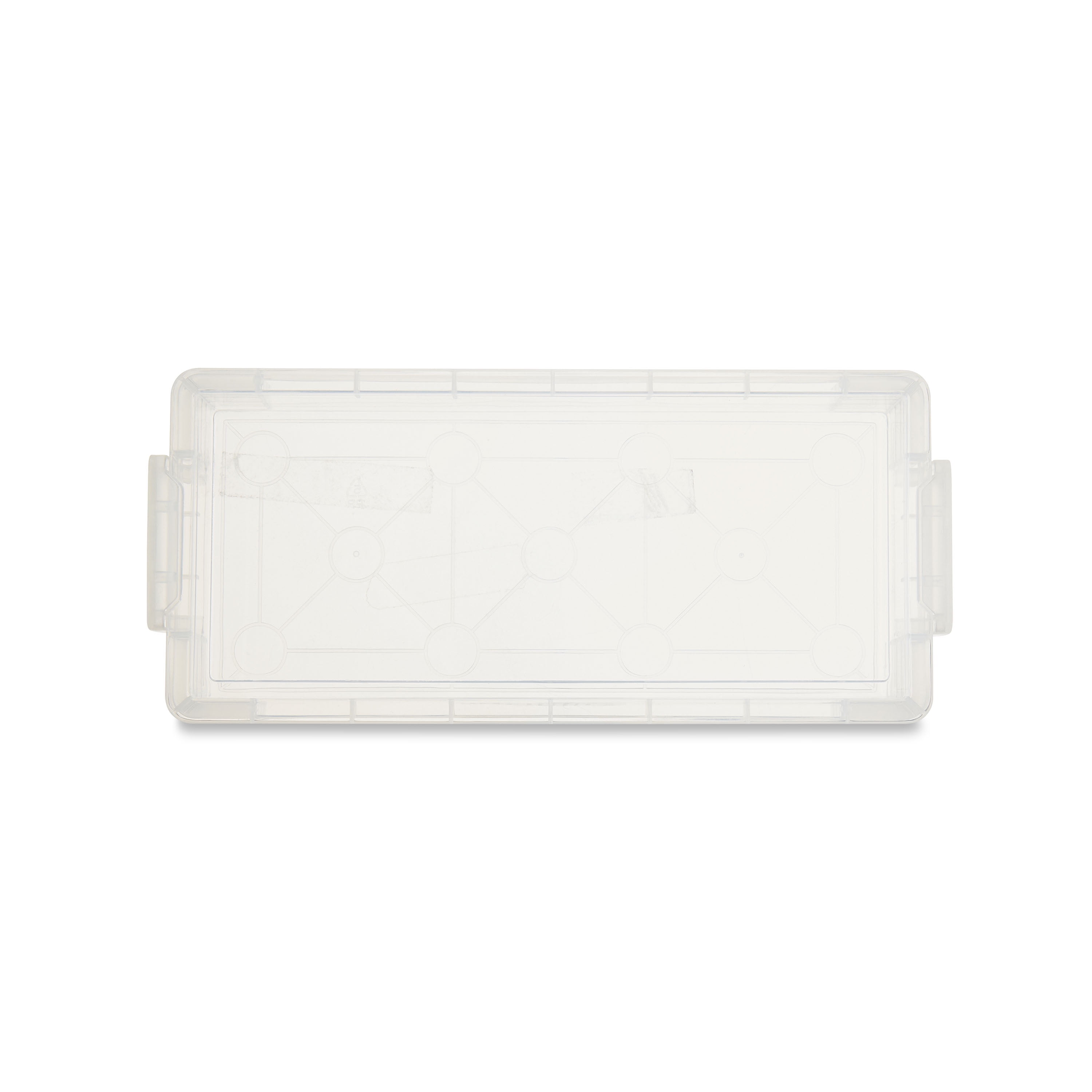 (8 pack) Pen+Gear Slim Plastic Storage Box, Clear Desktop Organizer New, 1 Couner per Pack