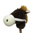 thumbnail image 2 of KID CONNECTION STICK HORSE DARKBROWN 30INCH, 2 of 3