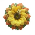 thumbnail image 2 of WREESH Simulation Leaf Bee SunflowerWreath Artificial Garland Hanging Pendants Wedding, 2 of 9