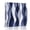 Blue, variant on Canvas Wall Art, Navy Blue Framed Canvas Prints for Bathroom Desk, Modern Moire Abstract Ripple Geometric Small Gallery Wrapped Wall Decor for Home Office, Gifts, 8"x8" Ship Next Day