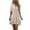 Beige, variant on cfhntfmh Women's Casual T Shirt Dress Vintage Tiered V Neck Buttons Sundresses Summer Loose Short Sleeve Flowy Dresses
