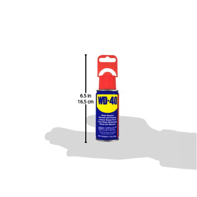 WD-40 3 oz. Multi-Use Product, Multi-Purpose Lubricant Spray, Handy Can, (2-Pack)