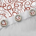thumbnail image 4 of Castle Fairy Abstract Spiral Stripes Black Out Curtains for Children Teens Adults,Red Grey Geometric Lines Curtains Pack of 2 (42x63 Each),Minimalist Vintage Aesthetic Bedroom Curtains Bedroom Decor, 4 of 6