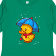 thumbnail image 4 of Inktastic Rainy Ducky Boys or Girls Long Sleeve Toddler T-Shirt, 4 of 5