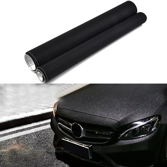 Black Sandy Glitter Vinyl Car Wrap Film Car Sticker DIY Styling Adhesive Air Release Decal Wrapping For Car Motorcyle Boat
