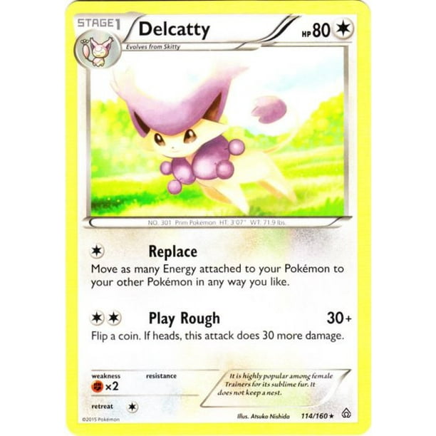 Pokemon Primal Clash Delcatty 114 Walmart Com Pokemon Primal Clash Delcatty 114 Walmart Com