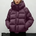 thumbnail image 2 of Winter Jackets for Women Winter Padded Coat Warm Thickened Oversized Jacket Outerwear With Soft Comfortable Fabric Winter Coats for Women, 2 of 4