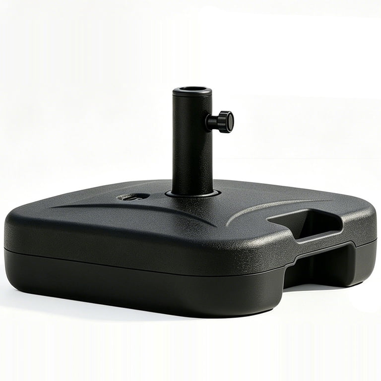 Abble Fillable Umbrella Base, 81 lbs, Black photo 2