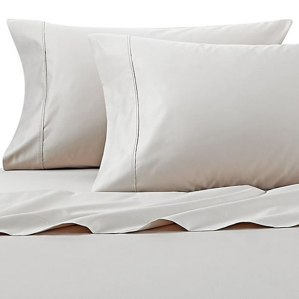 Wamsutta PimaCott Solid 625ThreadCount King Sheet Set in Stone
