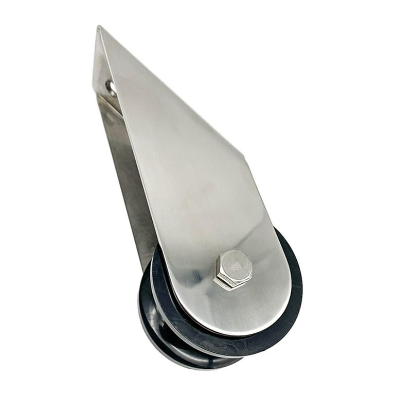 Akozon 316 Stainless Steel Boat Anchor Roller Bracket - Bow Mount Anchor Roller For Yachts