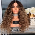 thumbnail image 2 of DOPI Women's Fashion Wig Brown Synthetic Hair Long Wigs Wave Curly Wig, 2 of 7